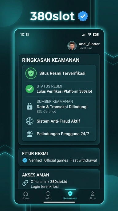 Halaman Resmi 380slot untuk Pengguna Android