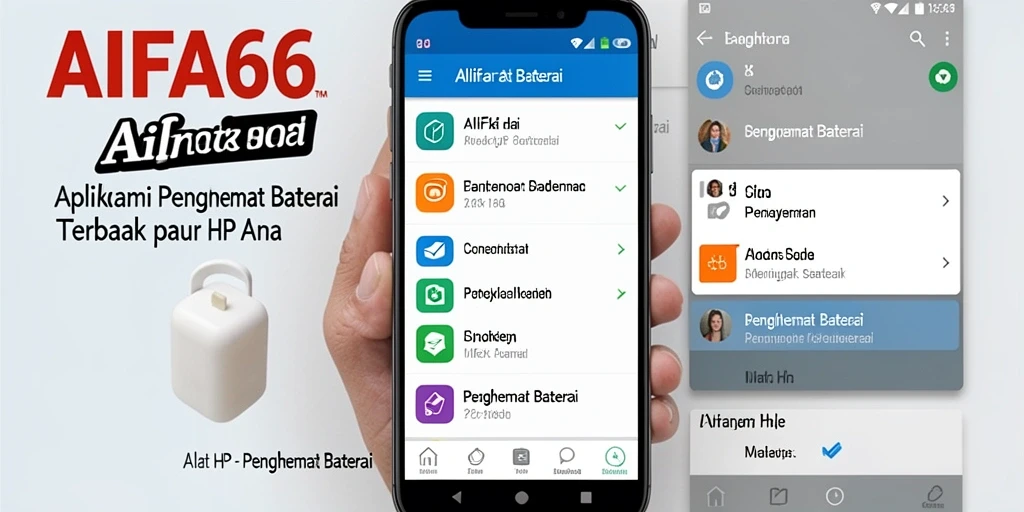 Tampilan antarmuka AIFA66 yang menawan untuk penghematan baterai.