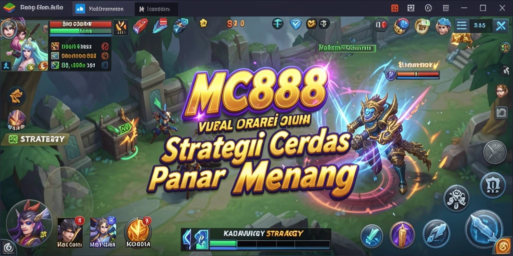 Tampilan antarmuka strategi yang menarik dan intuitif di MC888.