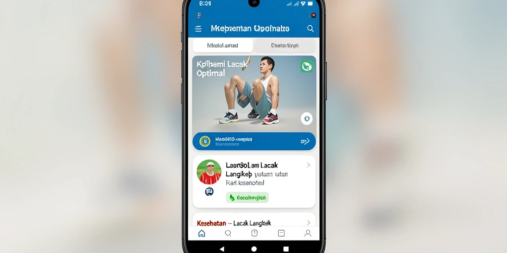 Tampilan antarmuka MPO303 menampilkan statistik langkah yang informatif.